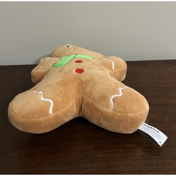 Huxley & Kent GingerBread Man Squeaky Plush Dog Toy Christmas 9” - Picture 3 of 7